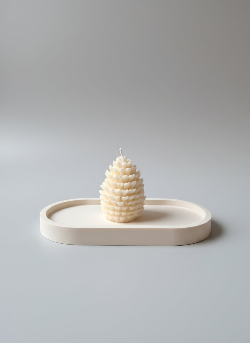 Handgjort Doftljus i Tallkotte